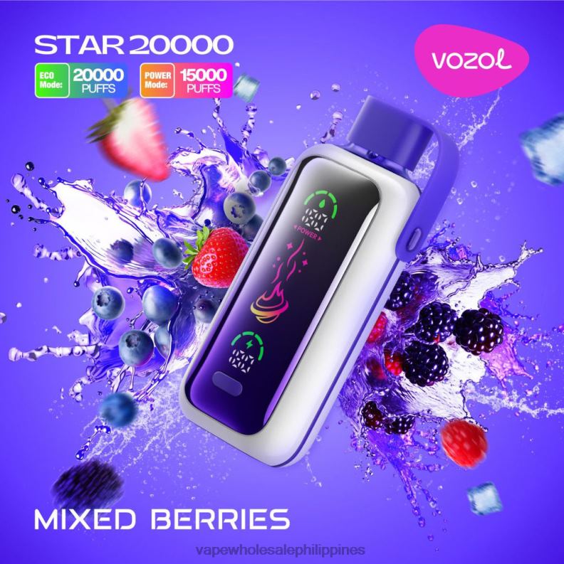 Cheap Vape Philippines - MIXED BERRIES VOZOL STAR 20000 LD08L14