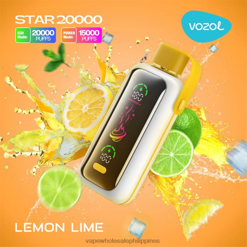 Vape Cheap Online - LEMON LIME VOZOL STAR 20000 LD08L11