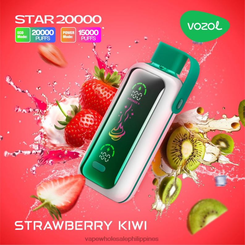 Vape Philippines Price - STRAWBERRY KIWI VOZOL STAR 20000 LD08L20