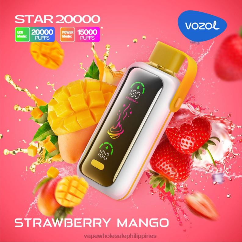 Vape Wholesale Philippines - STRAWBERRY MANGO VOZOL STAR 20000 LD08L1