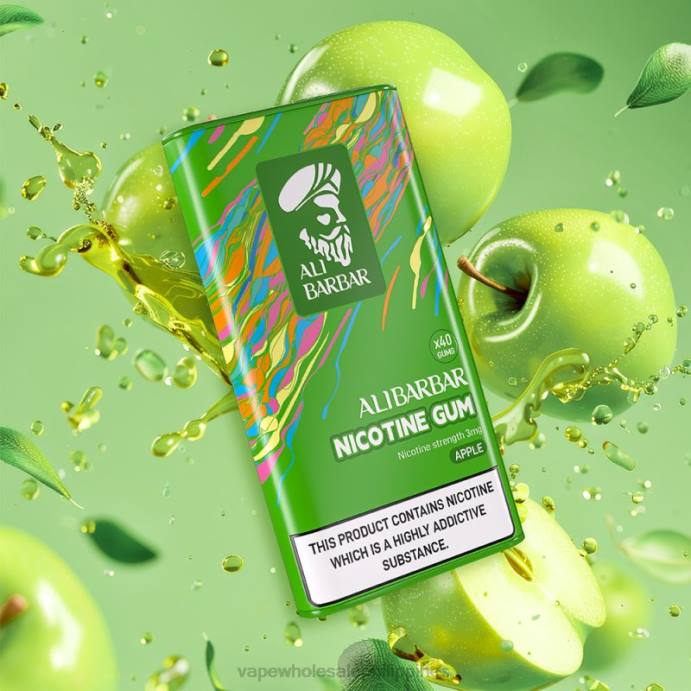 Vape Supplier Manila - Alibarbar Nicotine Gum Apple H2HF80