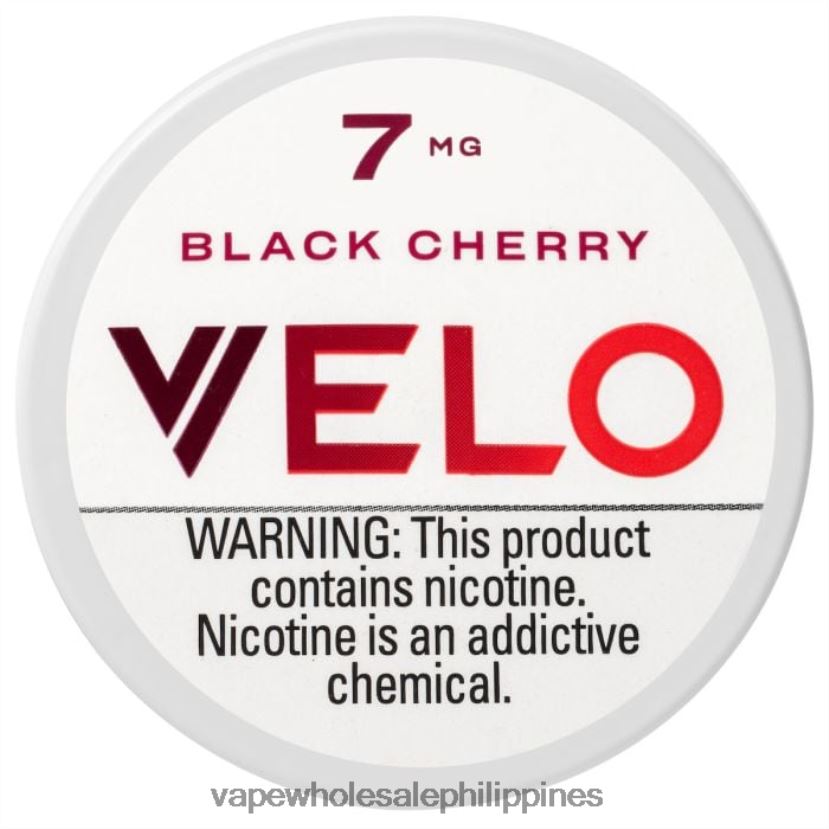 vape philippines price 2J424046 Black Cherry VELO Nicotine Pouch 7mg