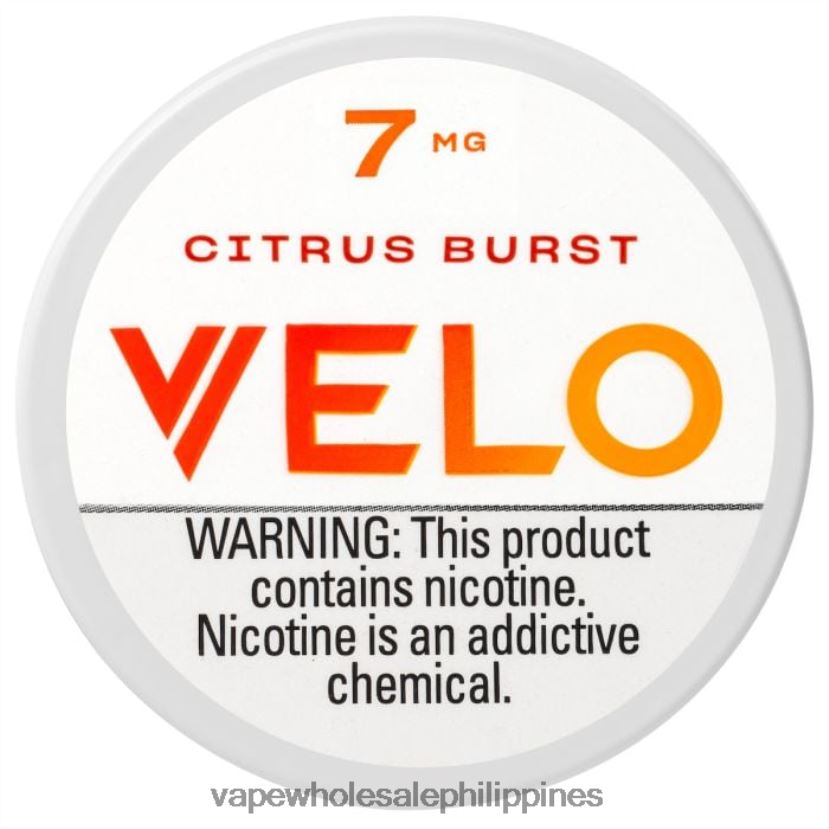 vape supplier manila 2J424044 Citrus Burst VELO Nicotine Pouch 7mg