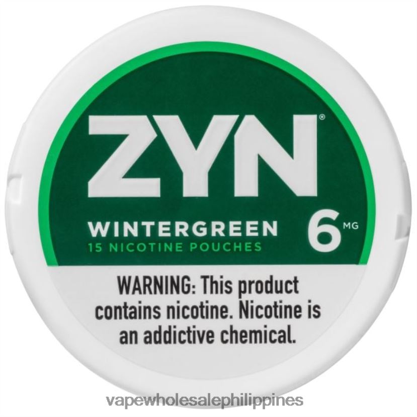 vape supplier manila 2J424014 Wintergreen ZYN Nicotine Pouch 6mg