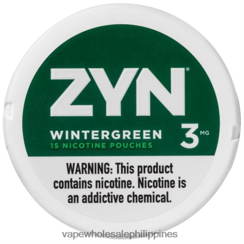 vape supplier manila 2J424024 Wintergreen ZYN Nicotine Pouch 3mg