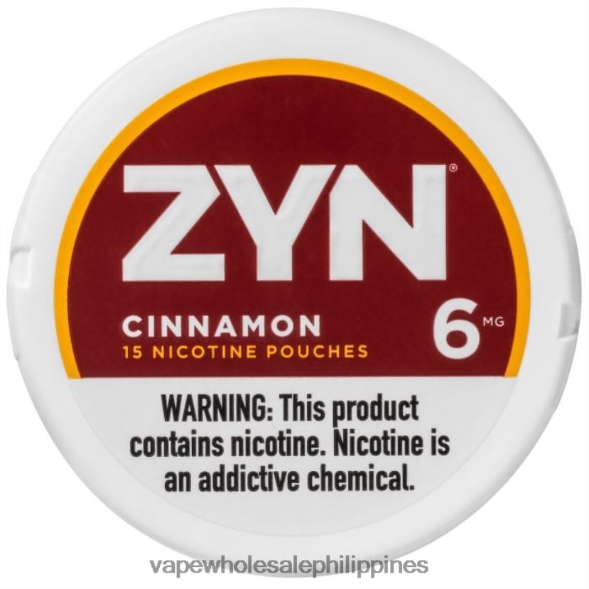 vape wholesaler 2J424019 Cinnamon ZYN Nicotine Pouch 6mg