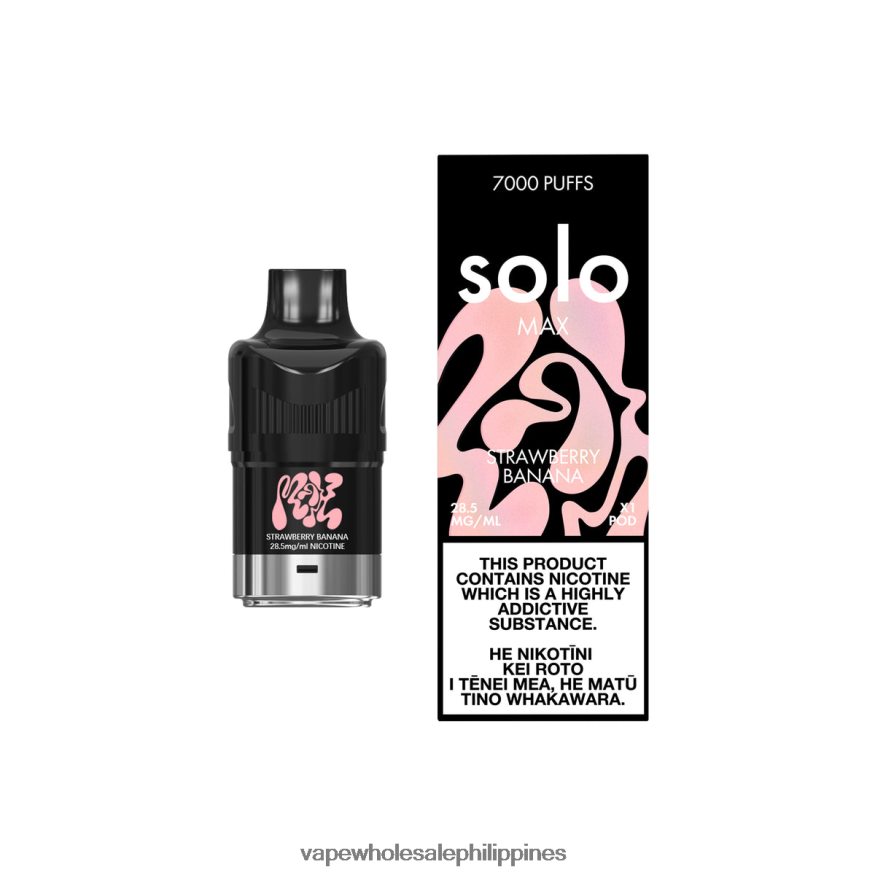 E Cig Wholesale - Solo MAX Pod Strawberry Banana DVB2H477