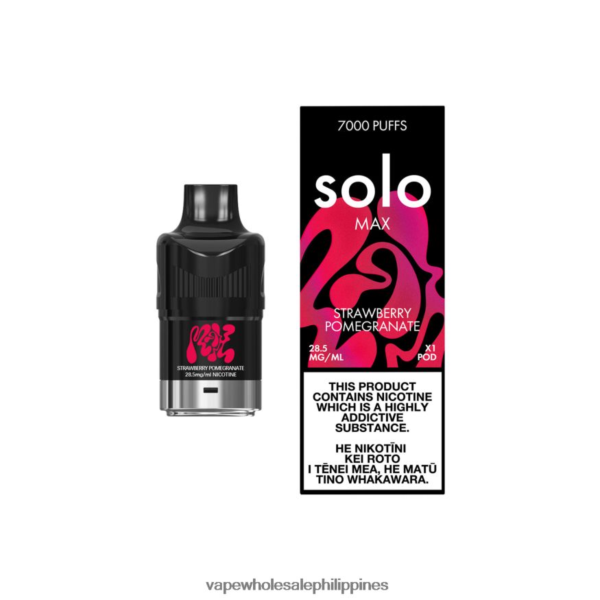 Vape Supplier Manila - Solo MAX Pod Strawberry Pomegranate DVB2H484