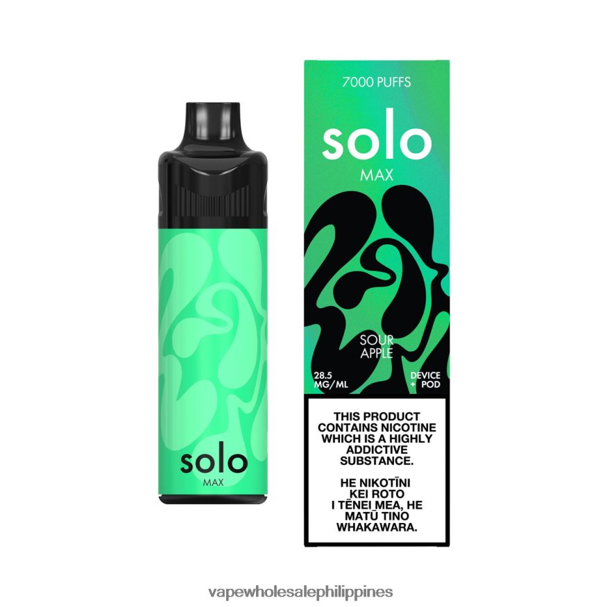 Vape Cheapest Price - Solo MAX Pod Kit Sour Apple DVB2H470